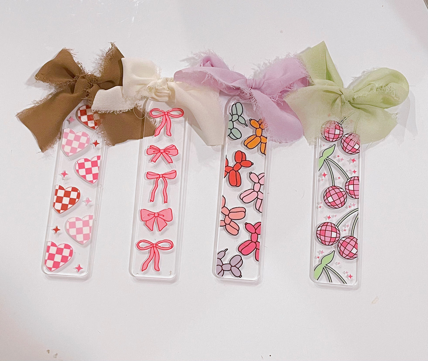 Acrylic Bookmarks-Assorted Styles