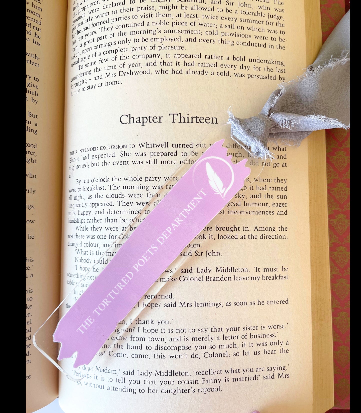 The Tortured Poets Department Acrylic Bookmark