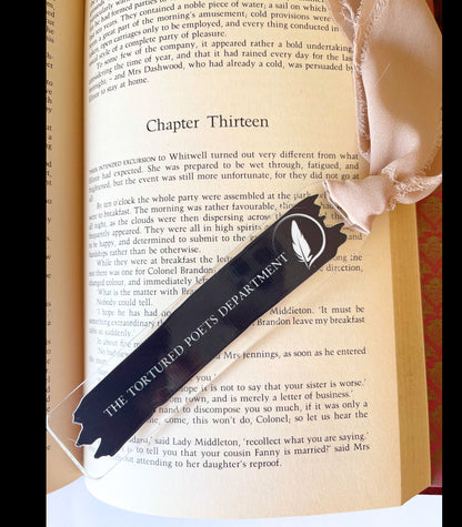 The Tortured Poets Department Acrylic Bookmark