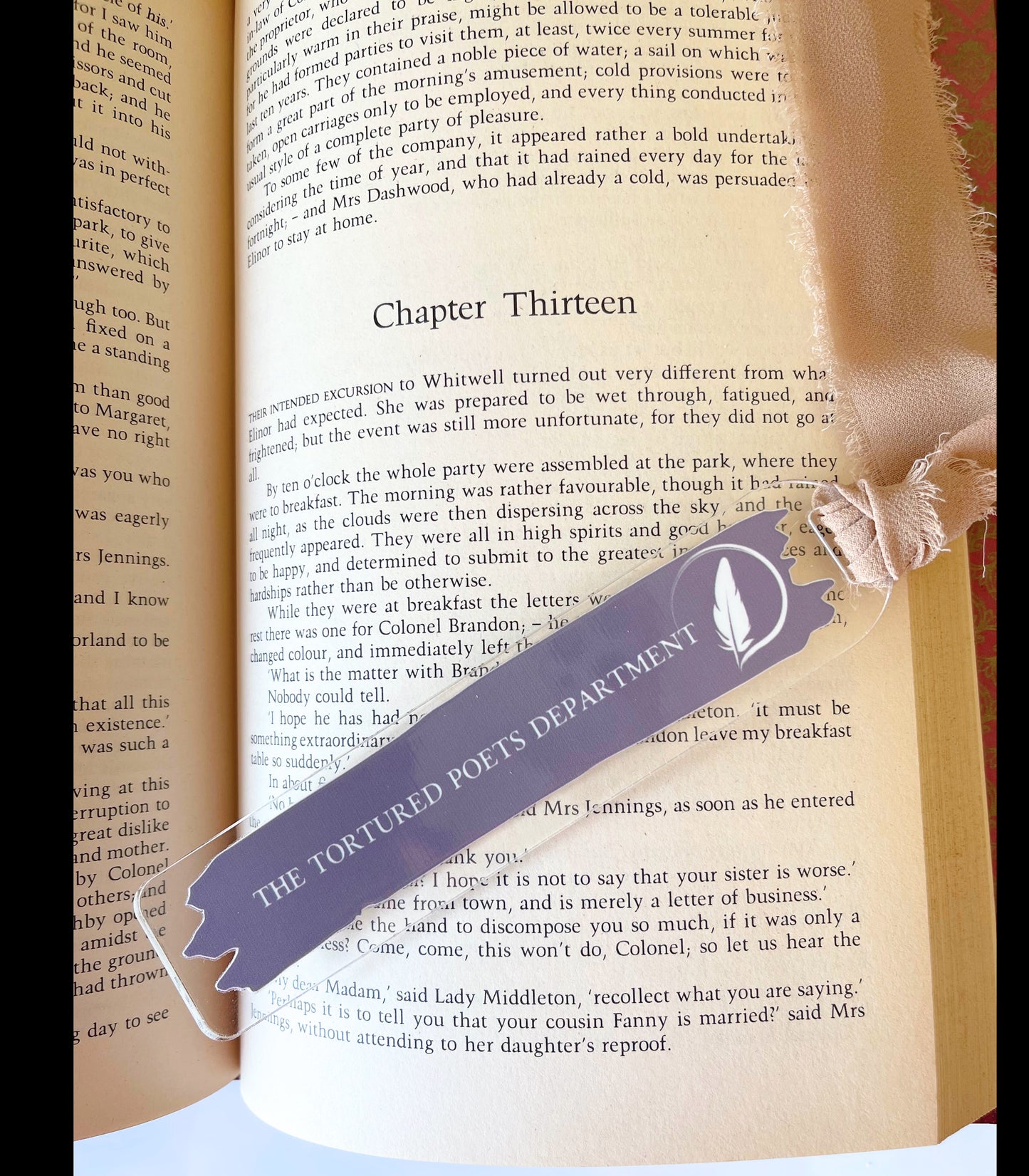 The Tortured Poets Department Acrylic Bookmark