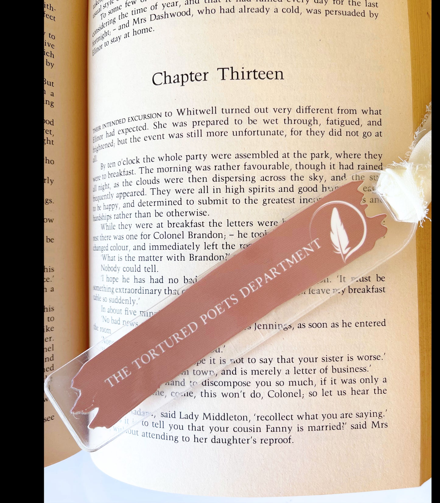 The Tortured Poets Department Acrylic Bookmark